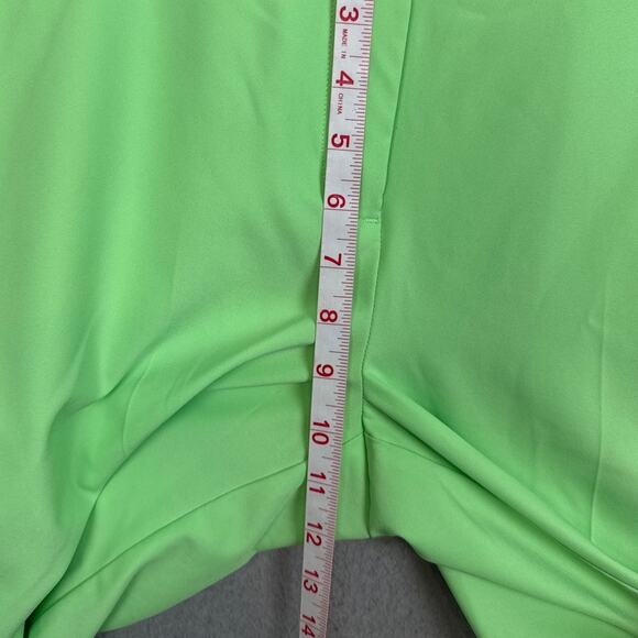 Greg Norman Womens Golf Shorts Bright Neon Green Size 4 Performance Stretch Golf - Picture 4 of 8